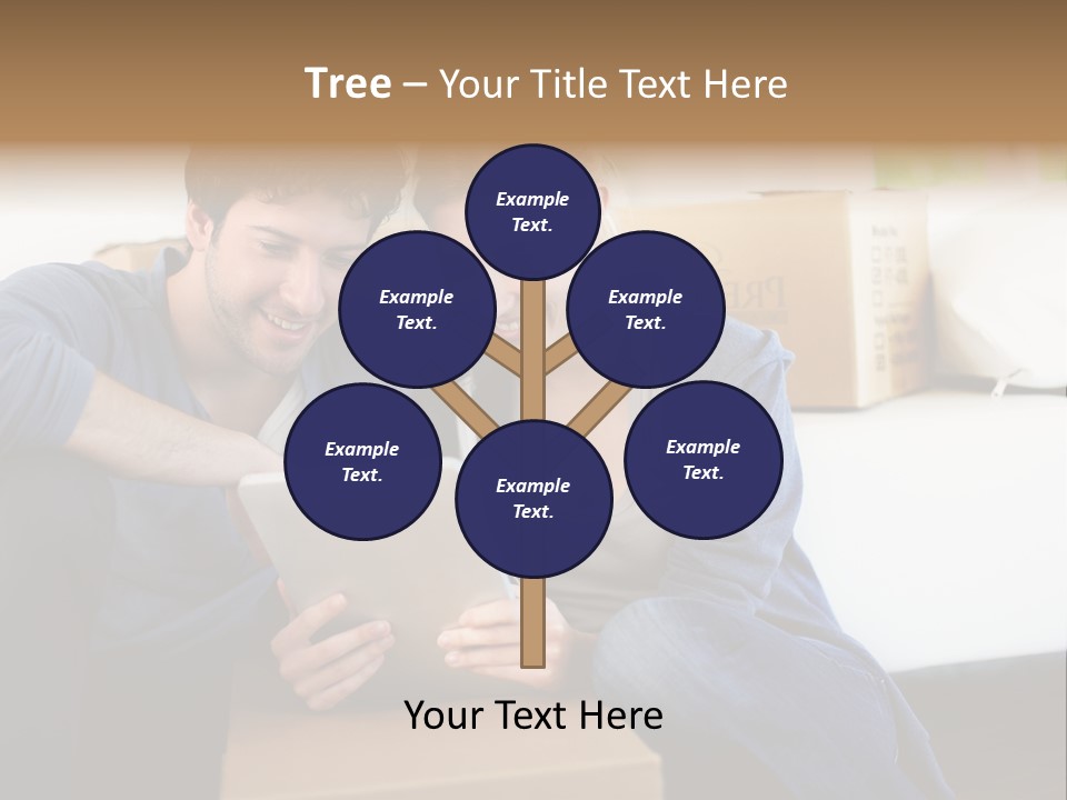 Product Overview On The Tablet PowerPoint Template