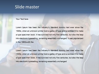 Payment For Purchases On The Tablet PowerPoint Template