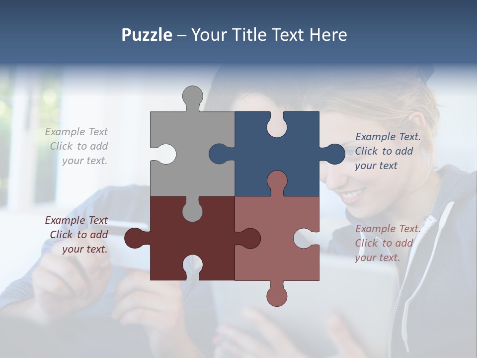 Payment For Purchases On The Tablet PowerPoint Template