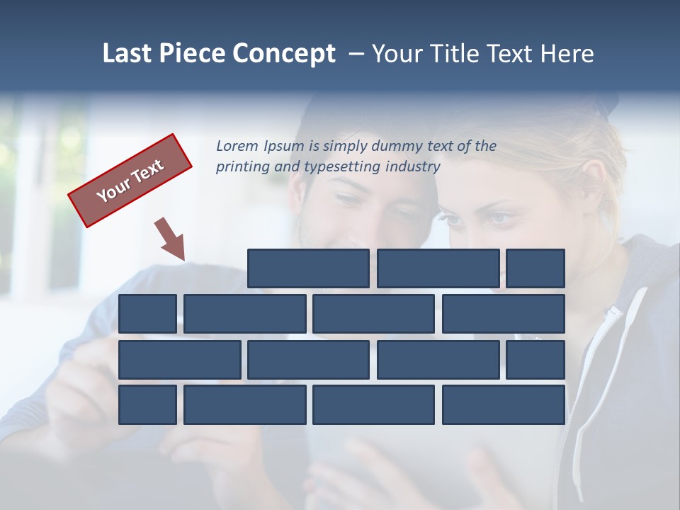 Payment For Purchases On The Tablet PowerPoint Template