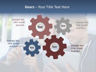 Payment For Purchases On The Tablet PowerPoint Template