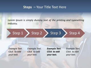 Payment For Purchases On The Tablet PowerPoint Template