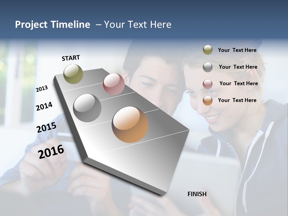 Payment For Purchases On The Tablet PowerPoint Template