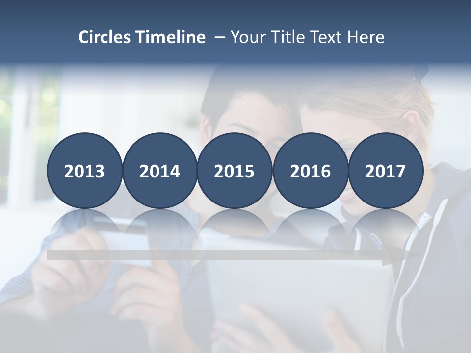 Payment For Purchases On The Tablet PowerPoint Template