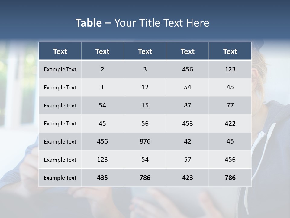 Payment For Purchases On The Tablet PowerPoint Template