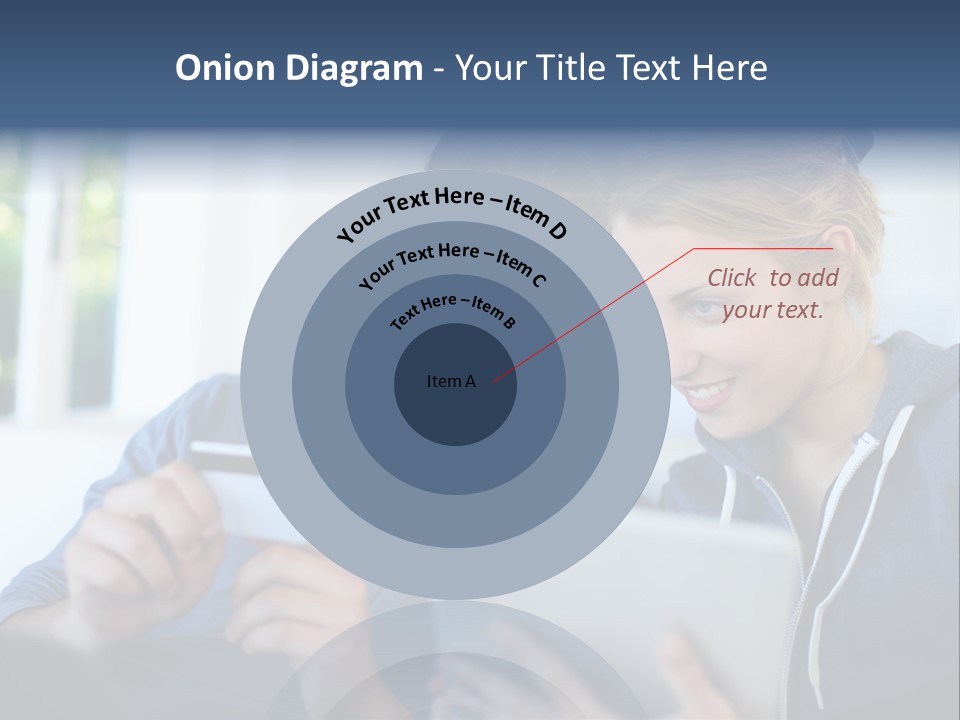 Payment For Purchases On The Tablet PowerPoint Template