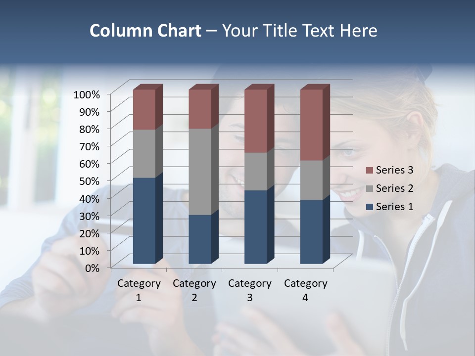 Payment For Purchases On The Tablet PowerPoint Template