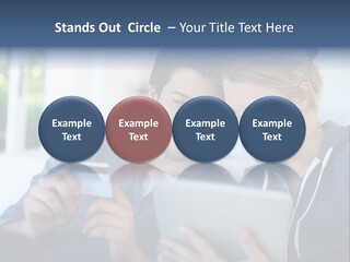Payment For Purchases On The Tablet PowerPoint Template