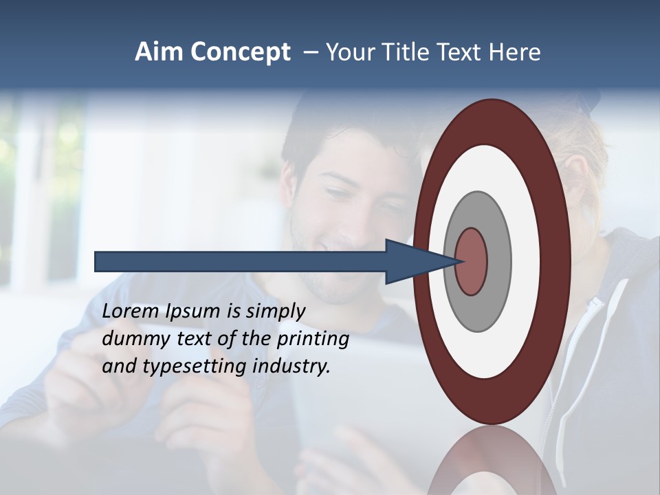 Payment For Purchases On The Tablet PowerPoint Template