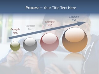 Payment For Purchases On The Tablet PowerPoint Template