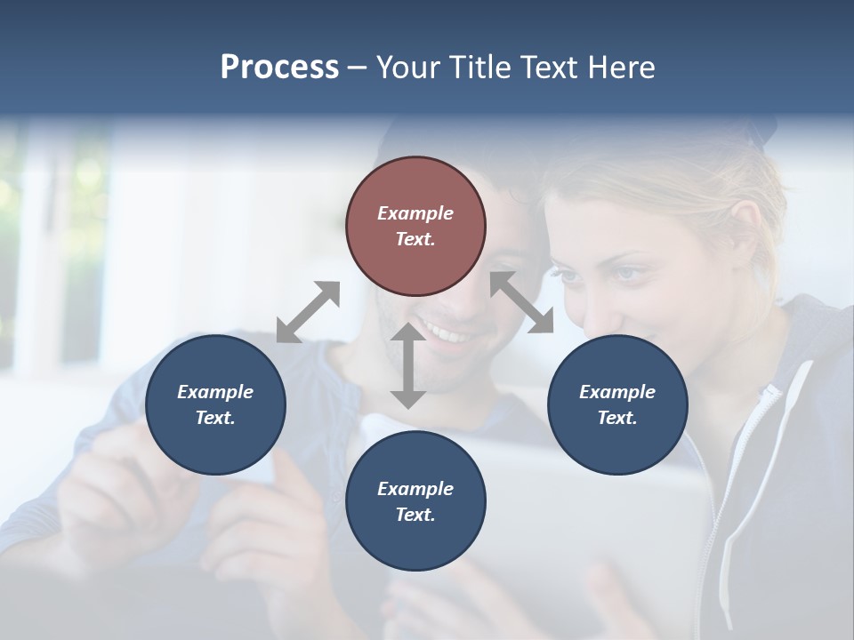 Payment For Purchases On The Tablet PowerPoint Template