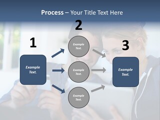 Payment For Purchases On The Tablet PowerPoint Template