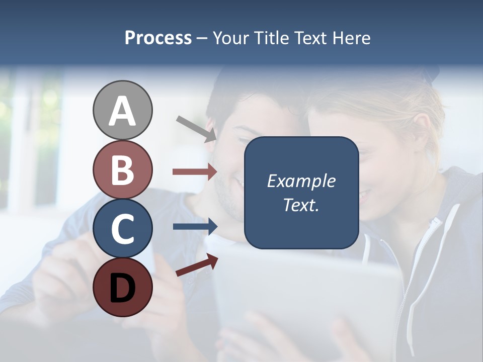 Payment For Purchases On The Tablet PowerPoint Template