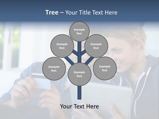 Payment For Purchases On The Tablet PowerPoint Template
