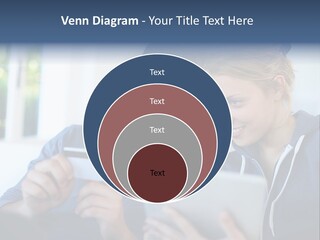 Payment For Purchases On The Tablet PowerPoint Template