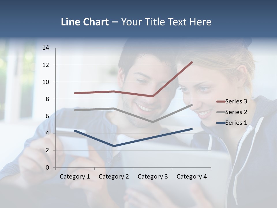 Payment For Purchases On The Tablet PowerPoint Template