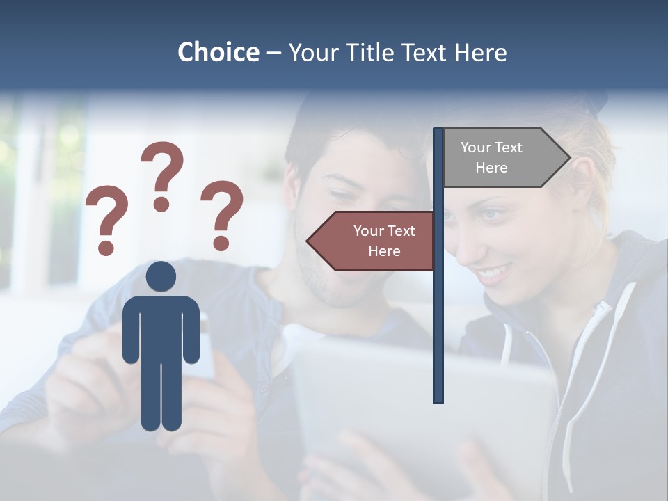 Payment For Purchases On The Tablet PowerPoint Template