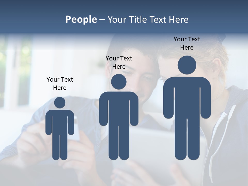 Payment For Purchases On The Tablet PowerPoint Template