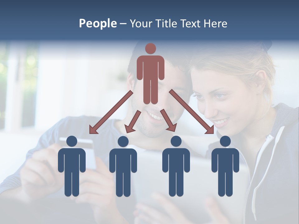Payment For Purchases On The Tablet PowerPoint Template