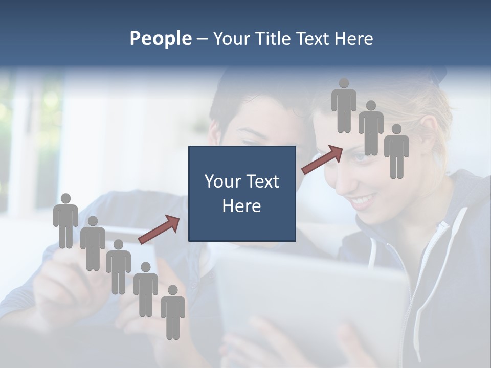 Payment For Purchases On The Tablet PowerPoint Template