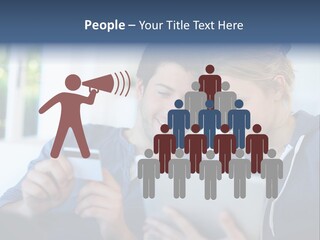 Payment For Purchases On The Tablet PowerPoint Template