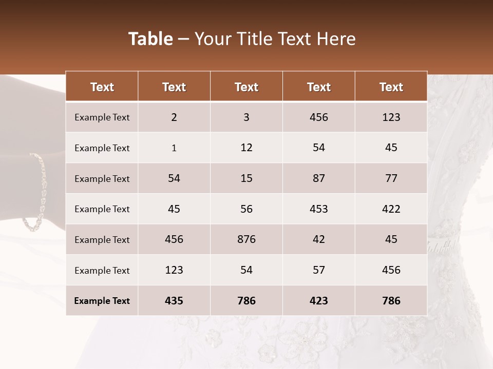 Wedding Fitting PowerPoint Template