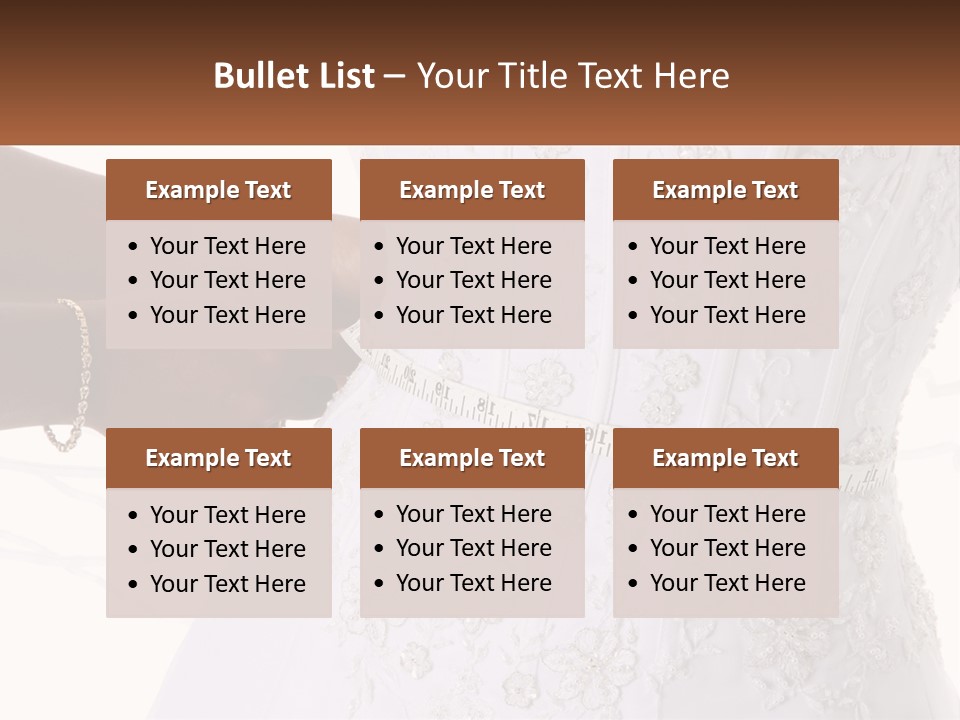 Wedding Fitting PowerPoint Template