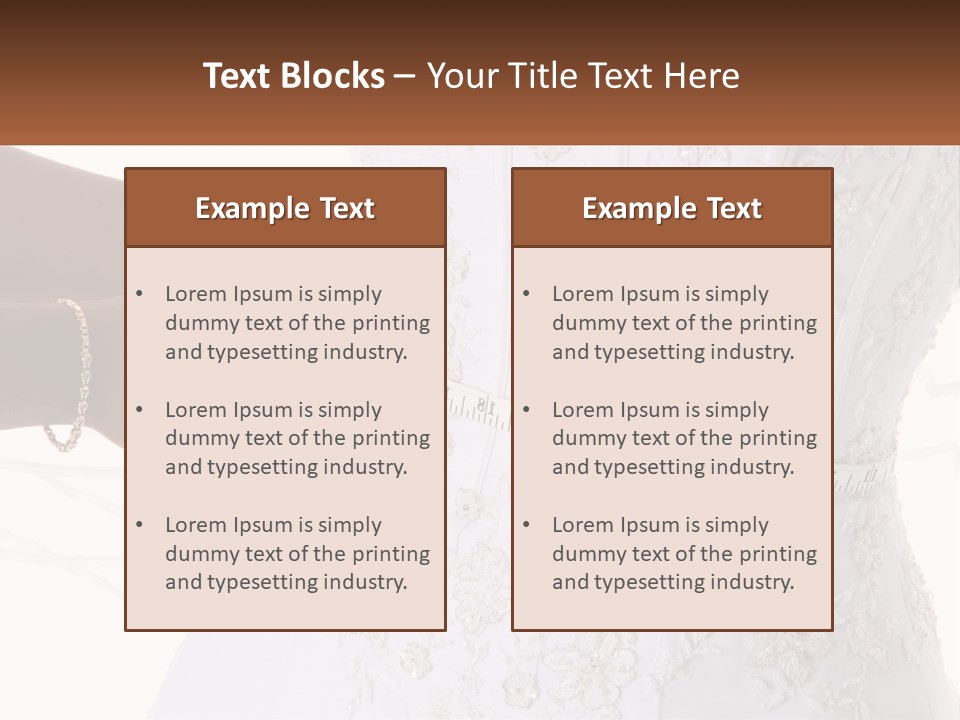 Wedding Fitting PowerPoint Template
