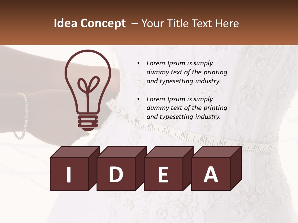 Wedding Fitting PowerPoint Template