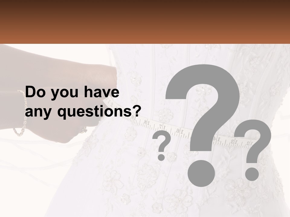 Wedding Fitting PowerPoint Template