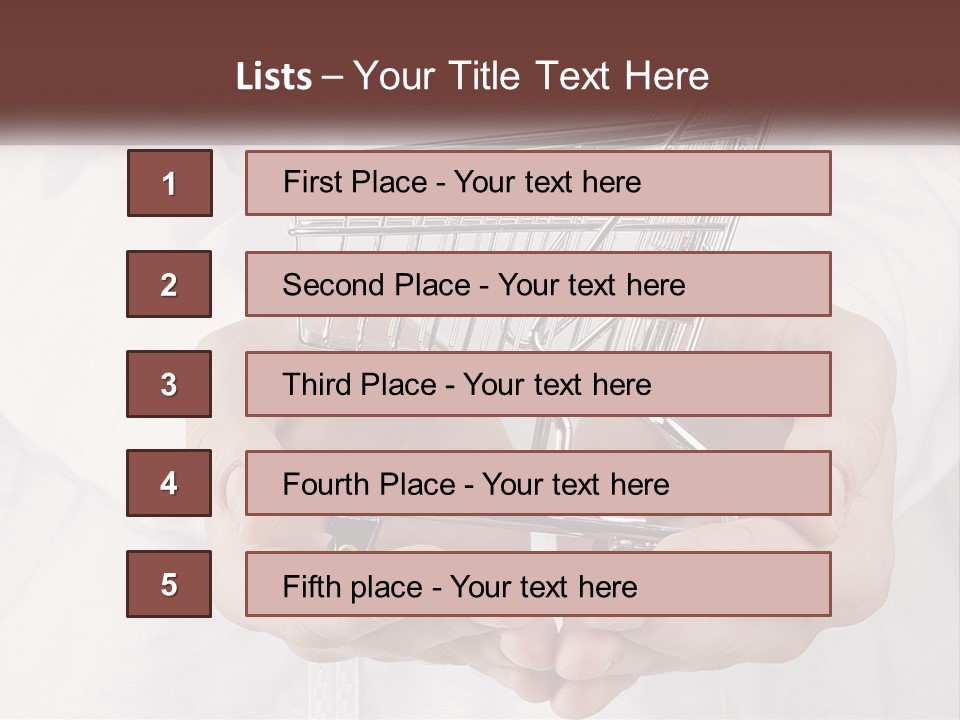 Shopping Cart PowerPoint Template