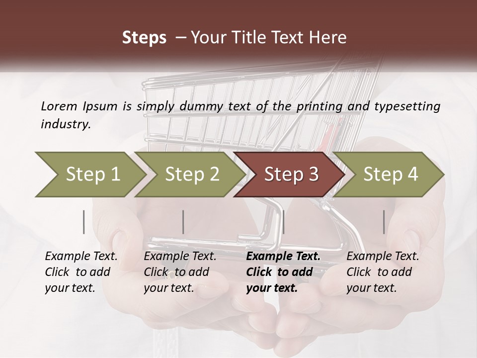 Shopping Cart PowerPoint Template