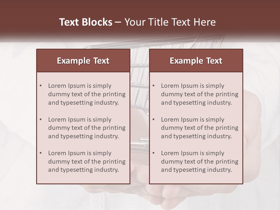 Shopping Cart PowerPoint Template