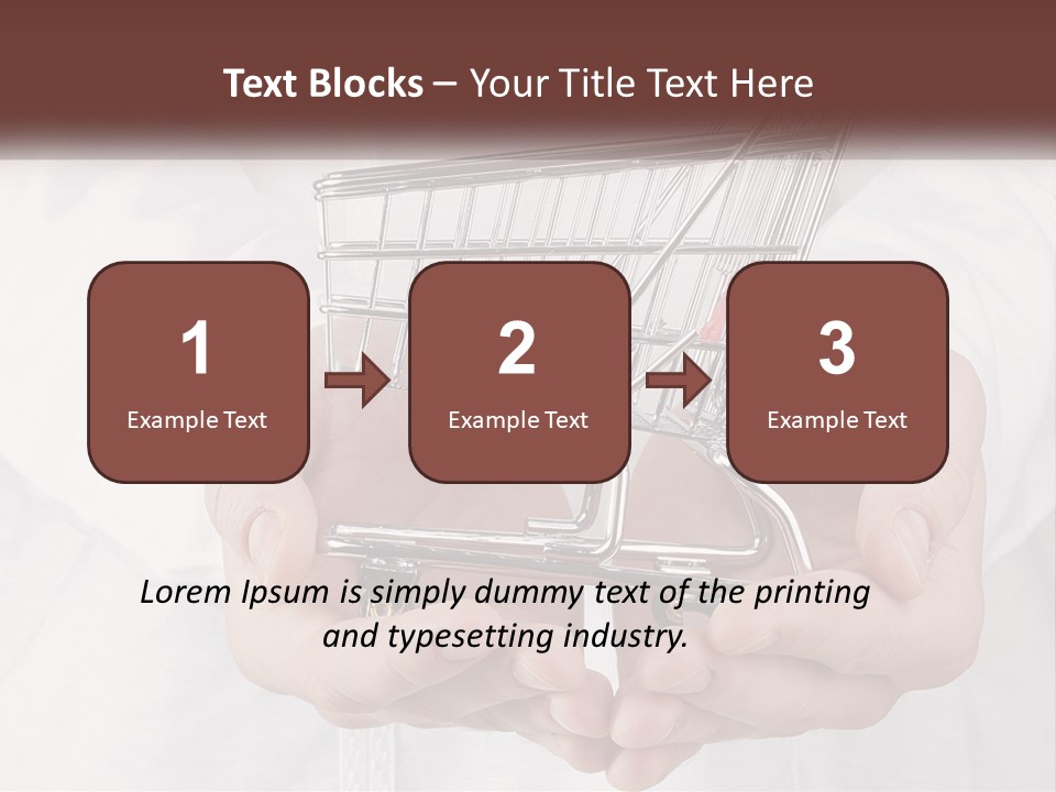 Shopping Cart PowerPoint Template