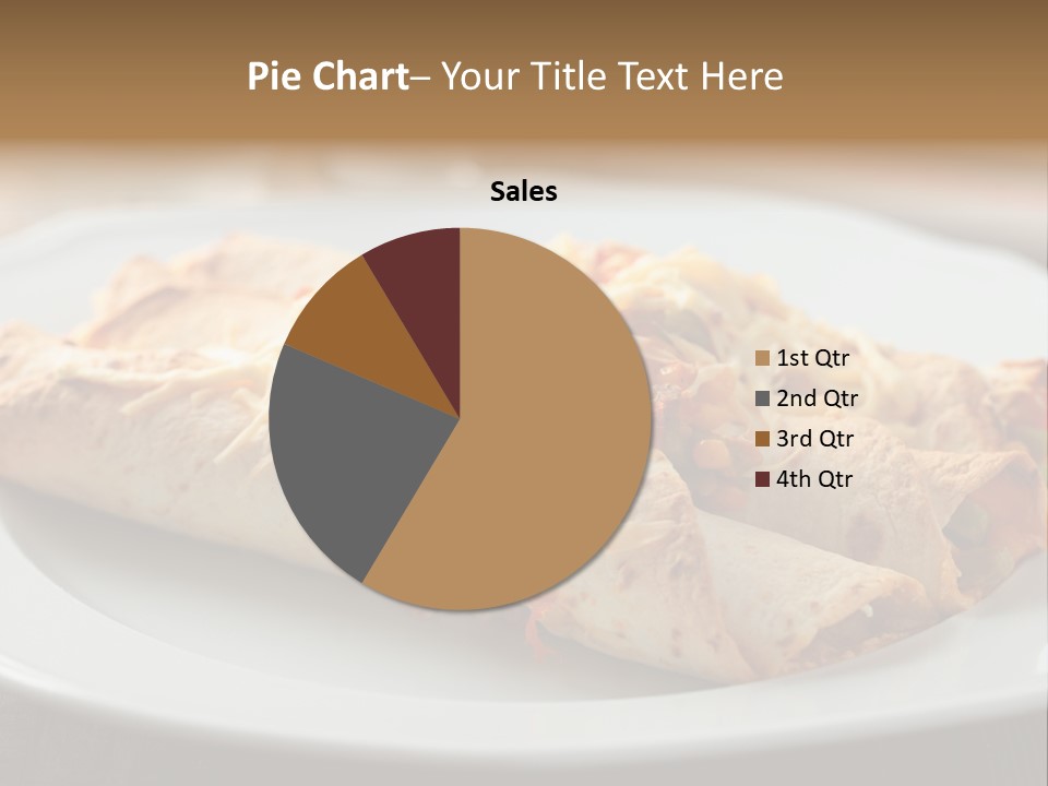Vegetables In Pita Bread PowerPoint Template