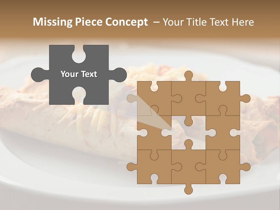 Vegetables In Pita Bread PowerPoint Template