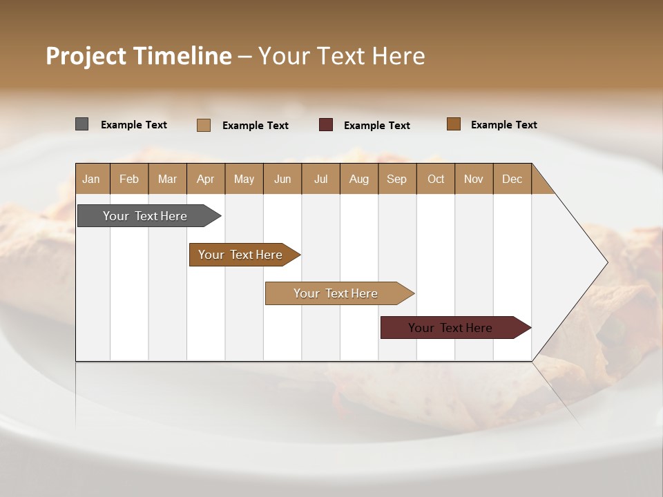 Vegetables In Pita Bread PowerPoint Template