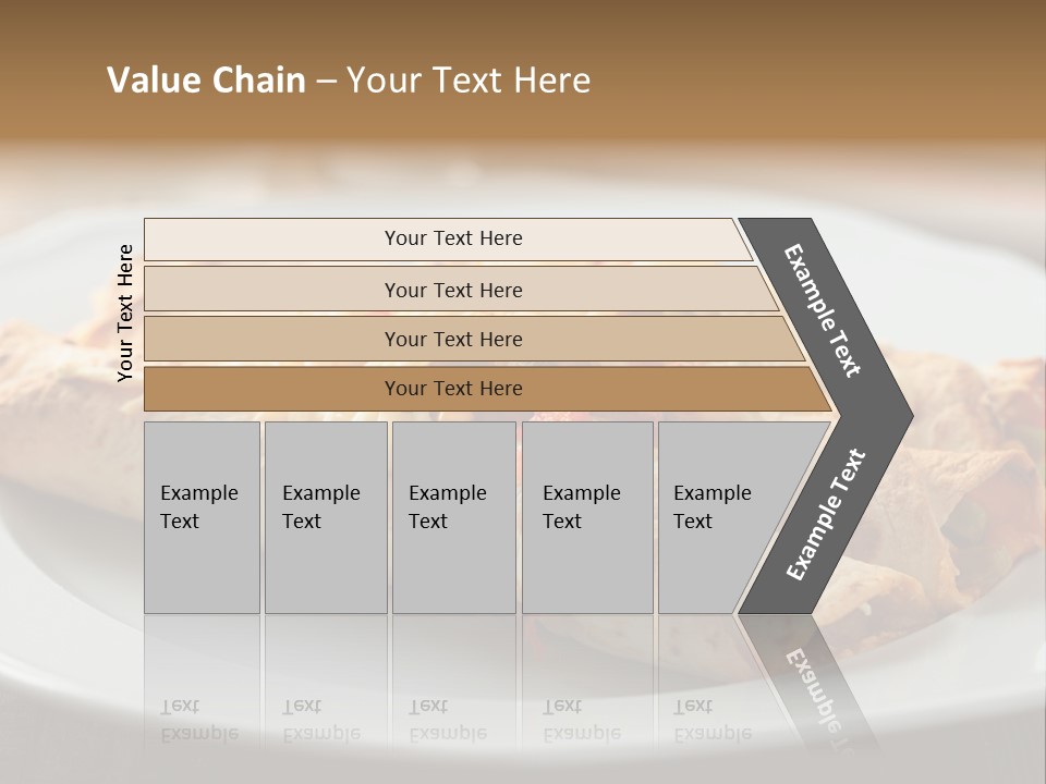 Vegetables In Pita Bread PowerPoint Template