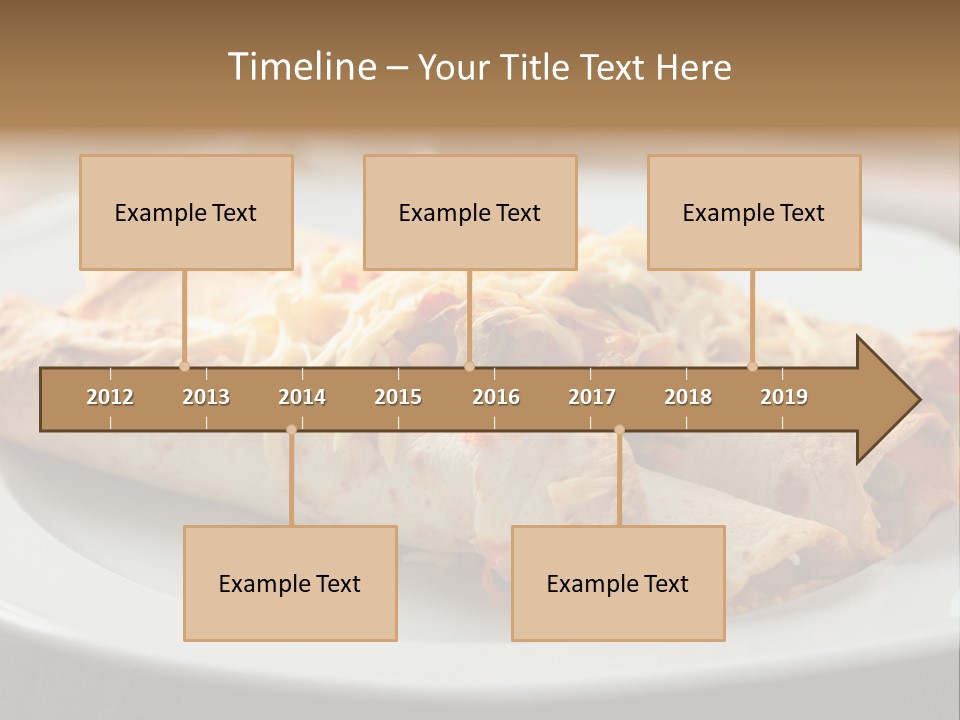 Vegetables In Pita Bread PowerPoint Template