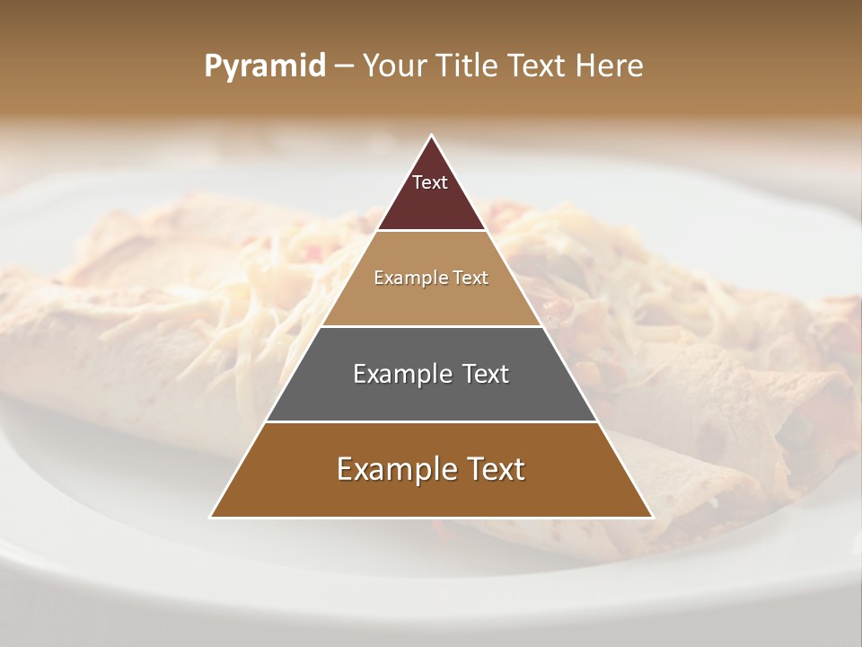 Vegetables In Pita Bread PowerPoint Template