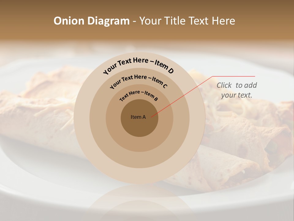 Vegetables In Pita Bread PowerPoint Template