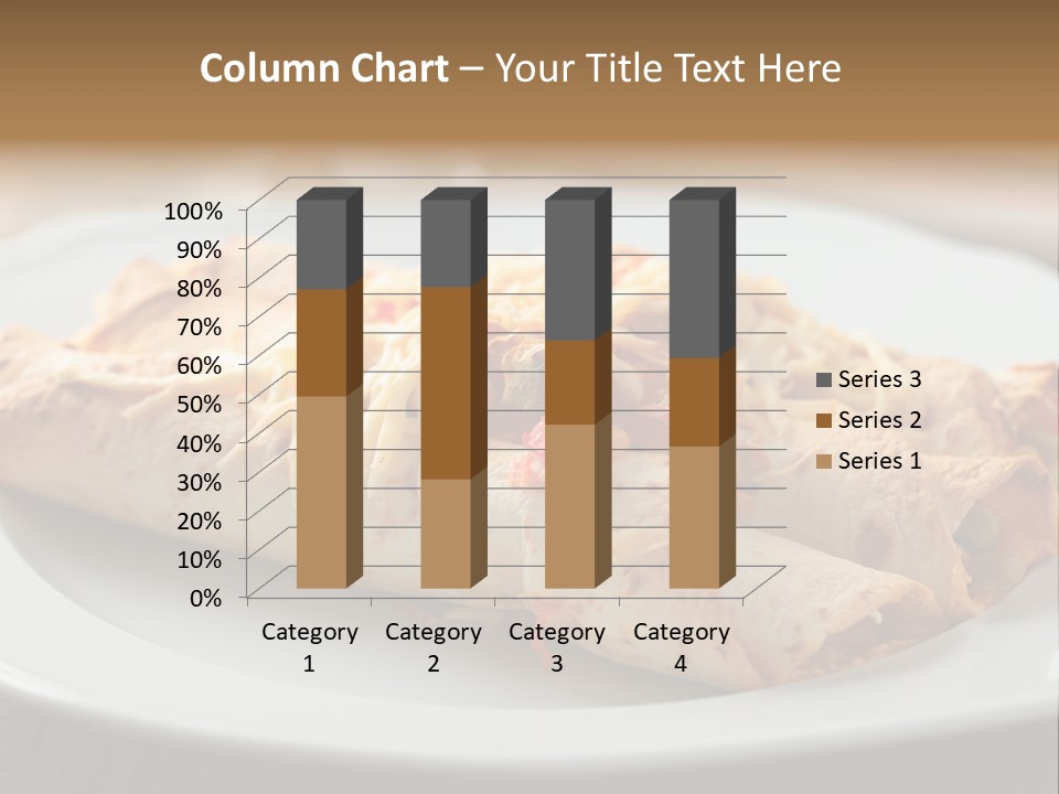 Vegetables In Pita Bread PowerPoint Template