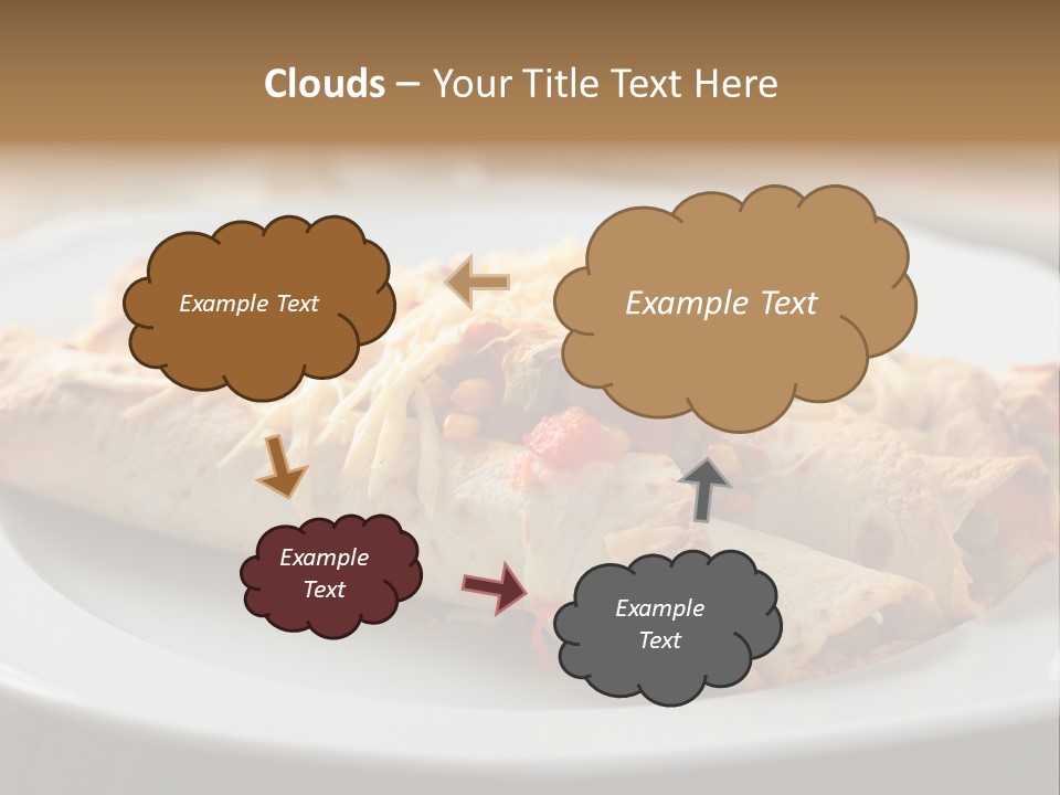 Vegetables In Pita Bread PowerPoint Template