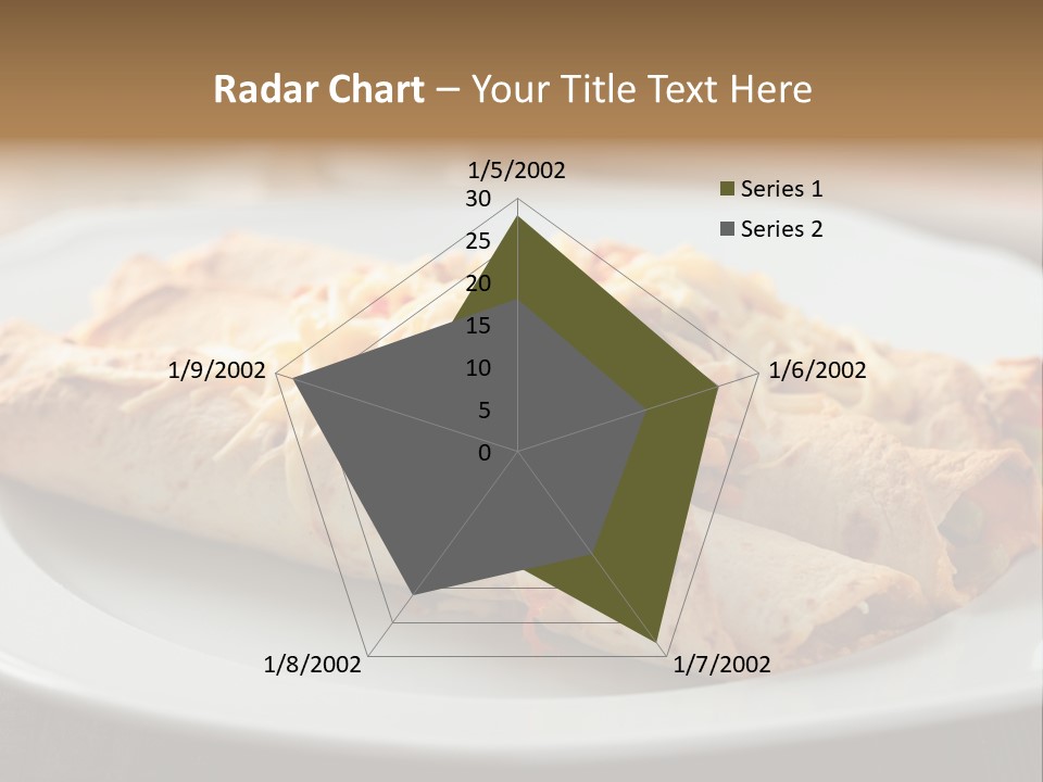 Vegetables In Pita Bread PowerPoint Template