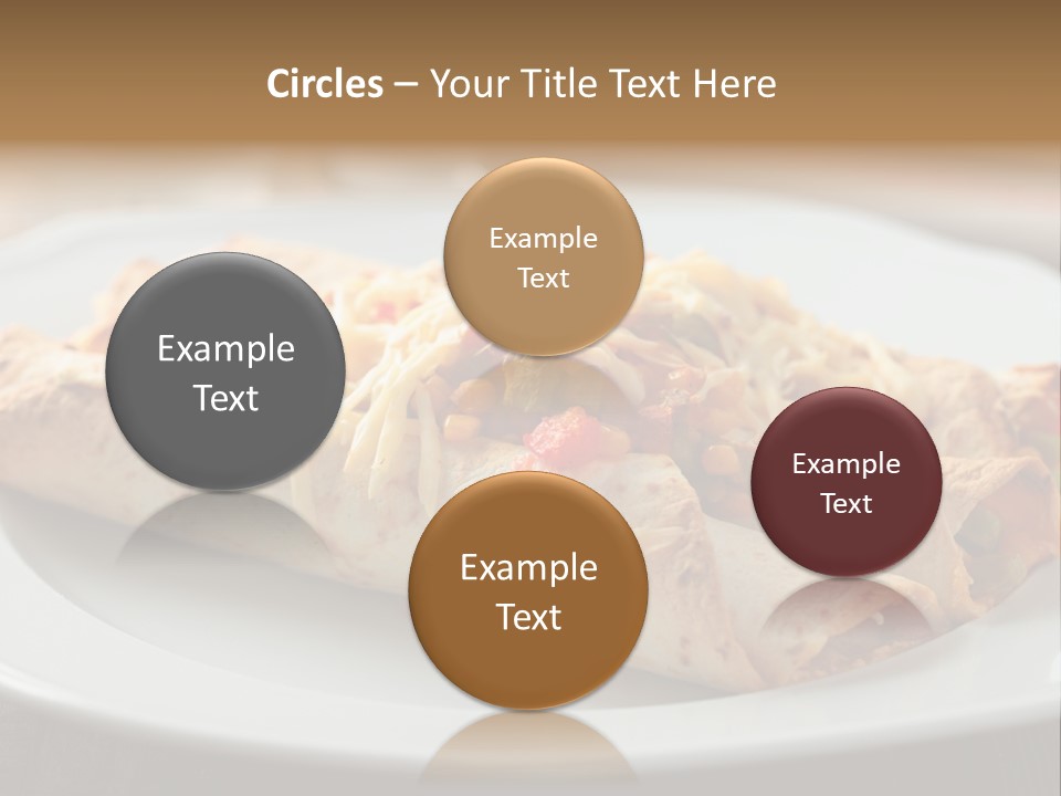 Vegetables In Pita Bread PowerPoint Template