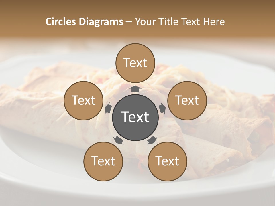 Vegetables In Pita Bread PowerPoint Template