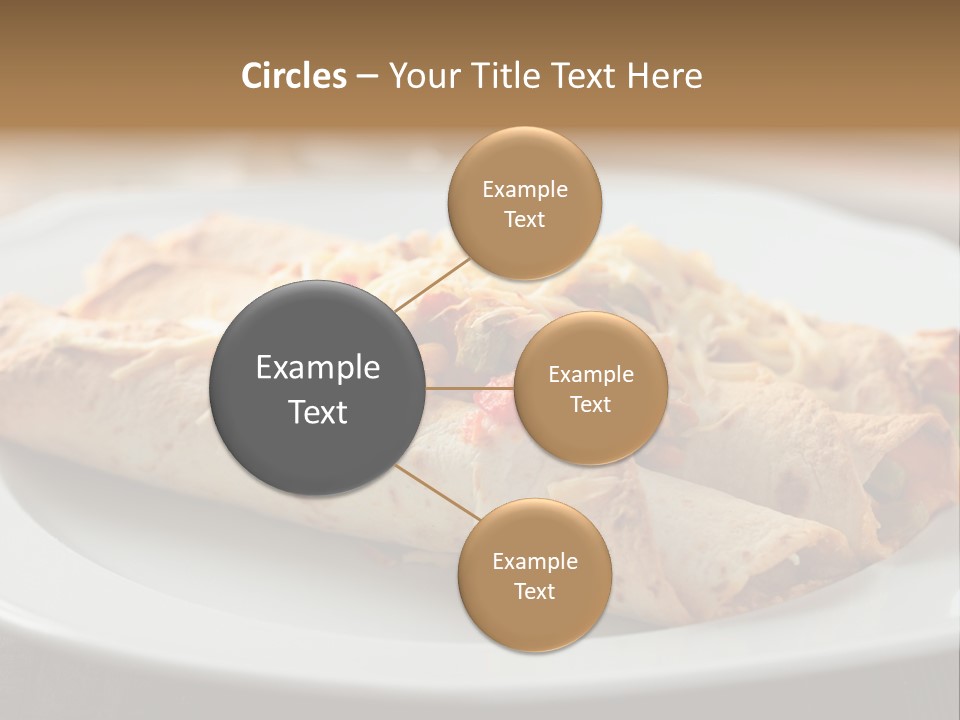 Vegetables In Pita Bread PowerPoint Template