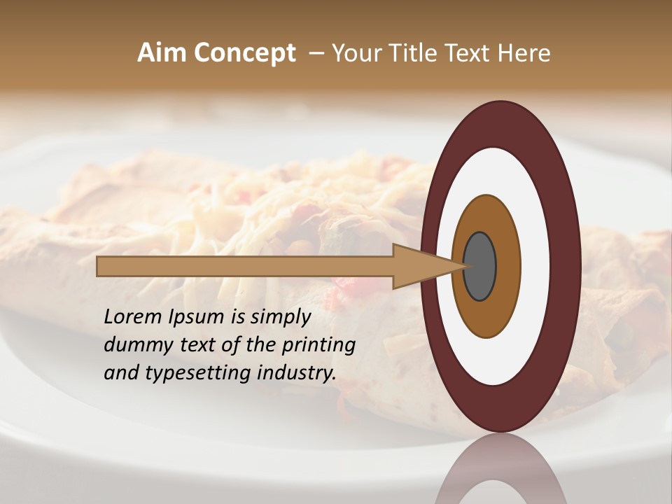 Vegetables In Pita Bread PowerPoint Template