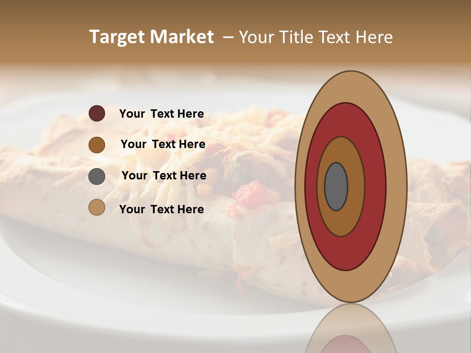 Vegetables In Pita Bread PowerPoint Template