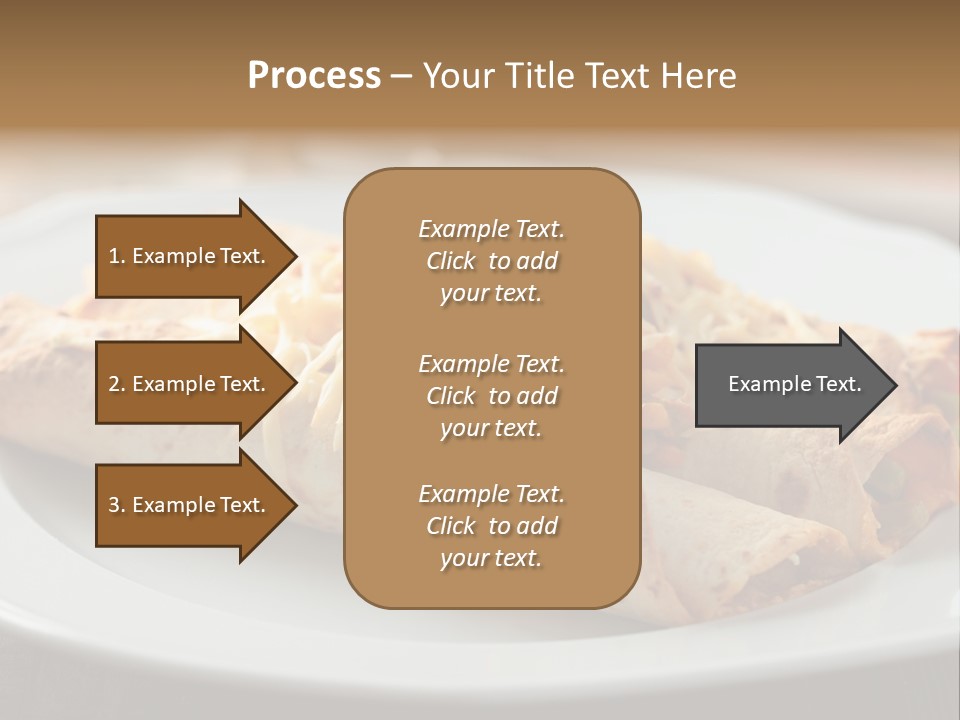 Vegetables In Pita Bread PowerPoint Template